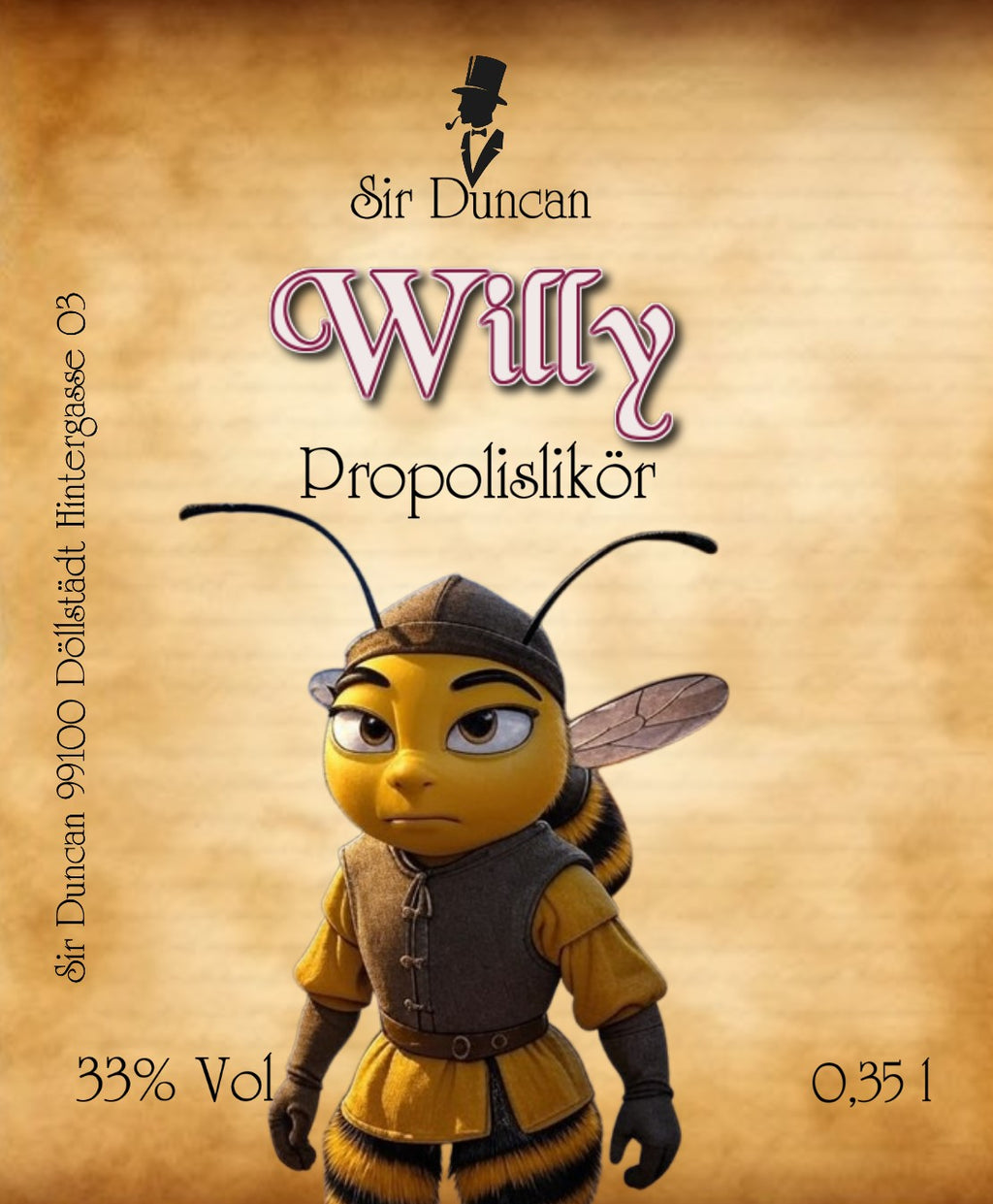 "WILLY"  - Propolislikör 0,35l