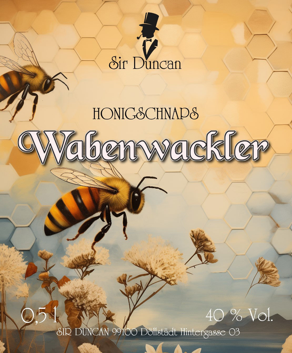 "Wabenwackler - Honigschnaps 0,5 l